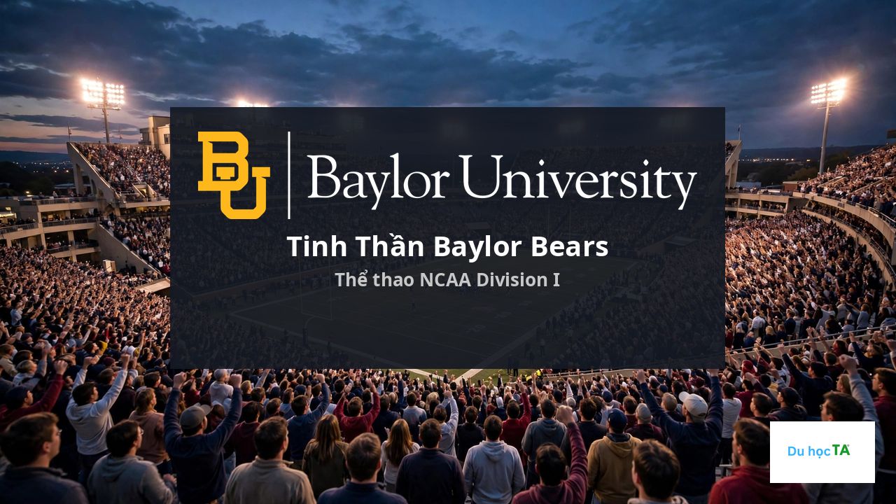 Baylor University 2027: Học Phí, Học Bổng & Điều Kiện 4 Thể thao Baylor Bears NCAA
