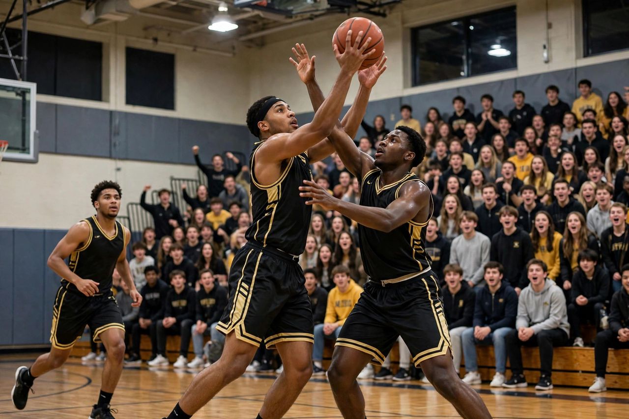 Bishop Montgomery 2027: Học Phí, Học Bổng & Tuyển Sinh 4 Đội bóng rổ Bishop Montgomery Knights thi đấu tại nhà thi đấu trường