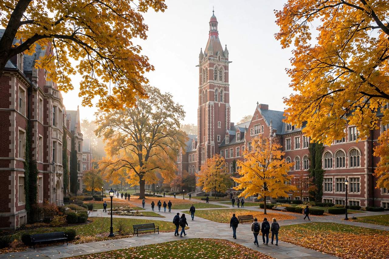 Iowa State University 2027: Học phí & học bổng ISU 2 Khuôn viên Iowa State University tại thành phố Ames, bang Iowa vào mùa thu