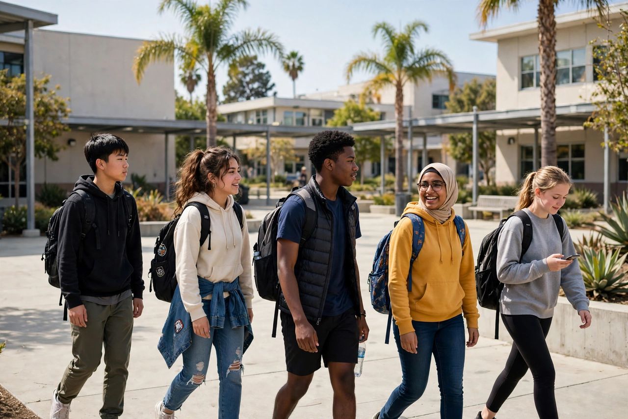 Anaheim Union High School District 2027: Học phí & Visa 3 Khuôn viên trường trung học thuộc Anaheim Union High School District