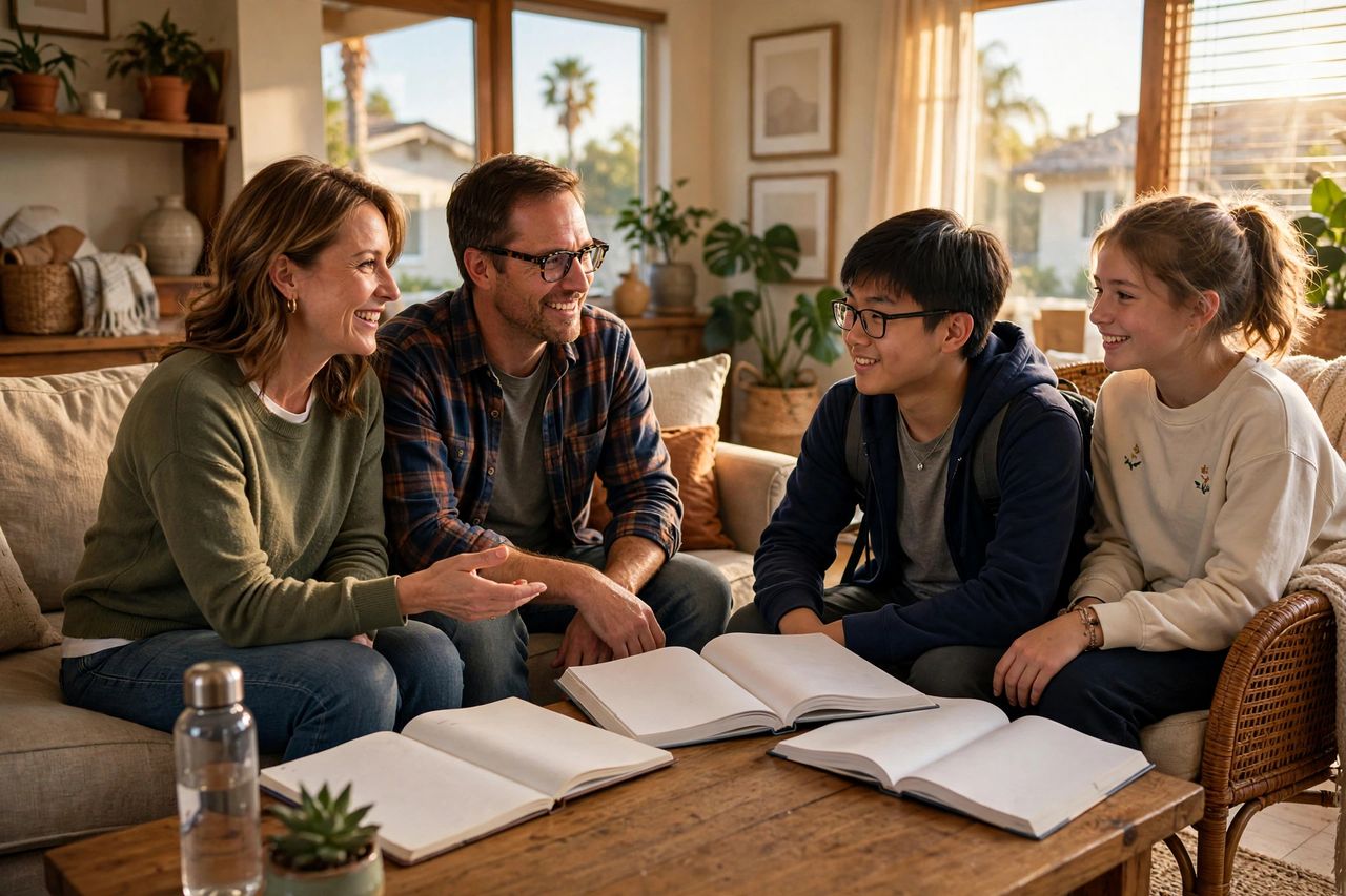 Bakersfield Christian High School 2027: Học Phí, Tuyển Sinh & Học Bổng 3 Du học sinh Việt Nam sống cùng host family bản xứ tại Bakersfield, California khi theo học Bakersfield Christian High School