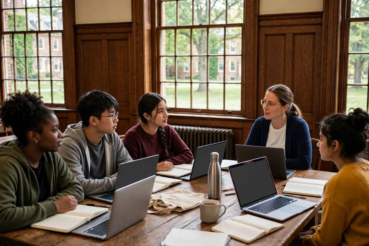 West Nottingham Academy – Du Học THPT Maryland 2027 3 Lớp học thảo luận sĩ số nhỏ tại West Nottingham Academy