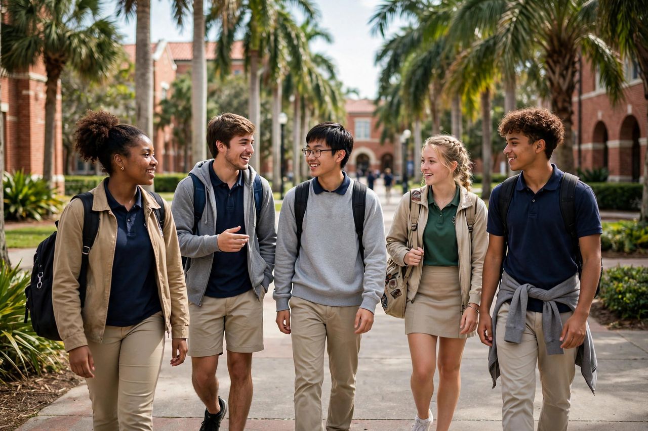 Du Học THPT Mỹ 2027: Saint Andrew's School, Florida – IB & AP Nội Trú 3 Hoc sinh Saint Andrew's School tren san truong tai Boca Raton, Florida