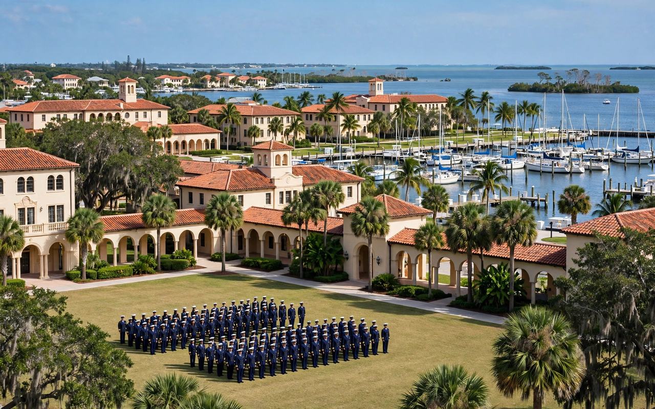 Admiral Farragut Academy 2027: Học Phí & Tuyển Sinh 4 Khuôn viên ven biển Admiral Farragut Academy St Petersburg Florida