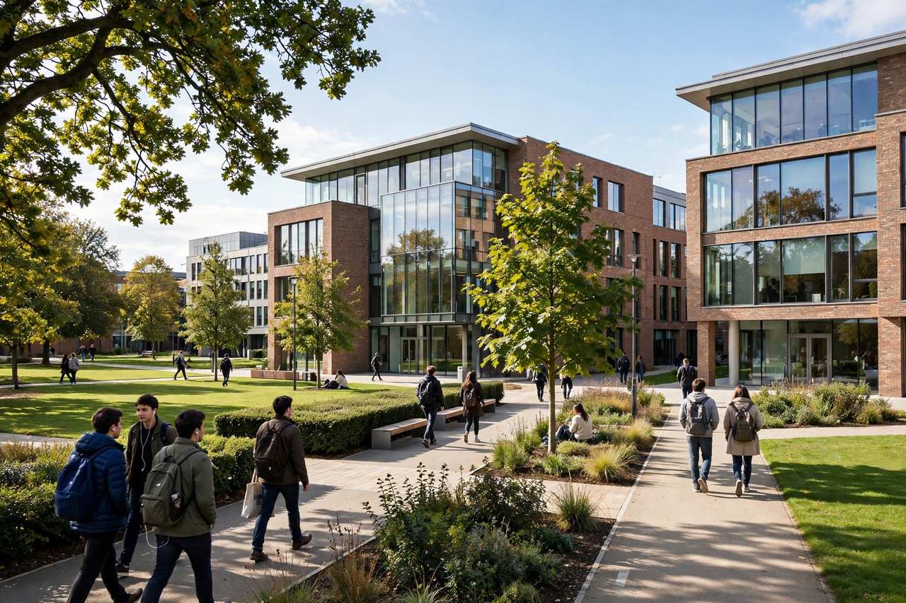 Bournemouth University 2027: Học Phí, Học Bổng & Tuyển Sinh 4 Khuôn viên Bournemouth University tại Poole, Anh