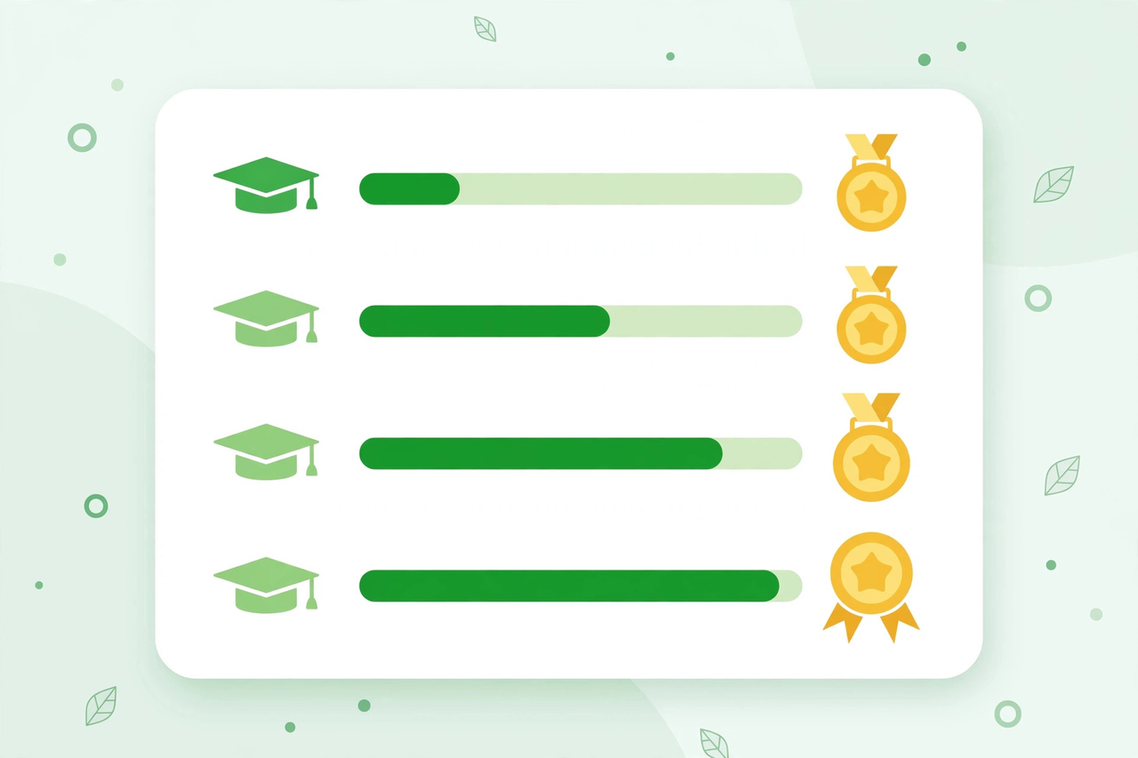 Học Bổng Du Học Mỹ Theo GPA 2027: Bảng Tra Cứu Chi Tiết 2 Minh họa 4 band GPA và mức học bổng merit du học Mỹ tương ứng
