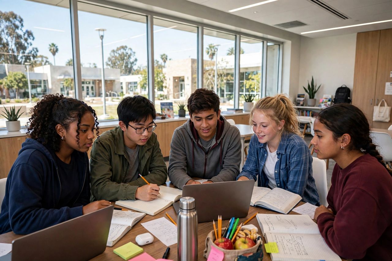 The King's Academy – Trường THPT Cơ Đốc Tại West Palm Beach, Florida 3 Học sinh The King's Academy trong lớp học hiện đại