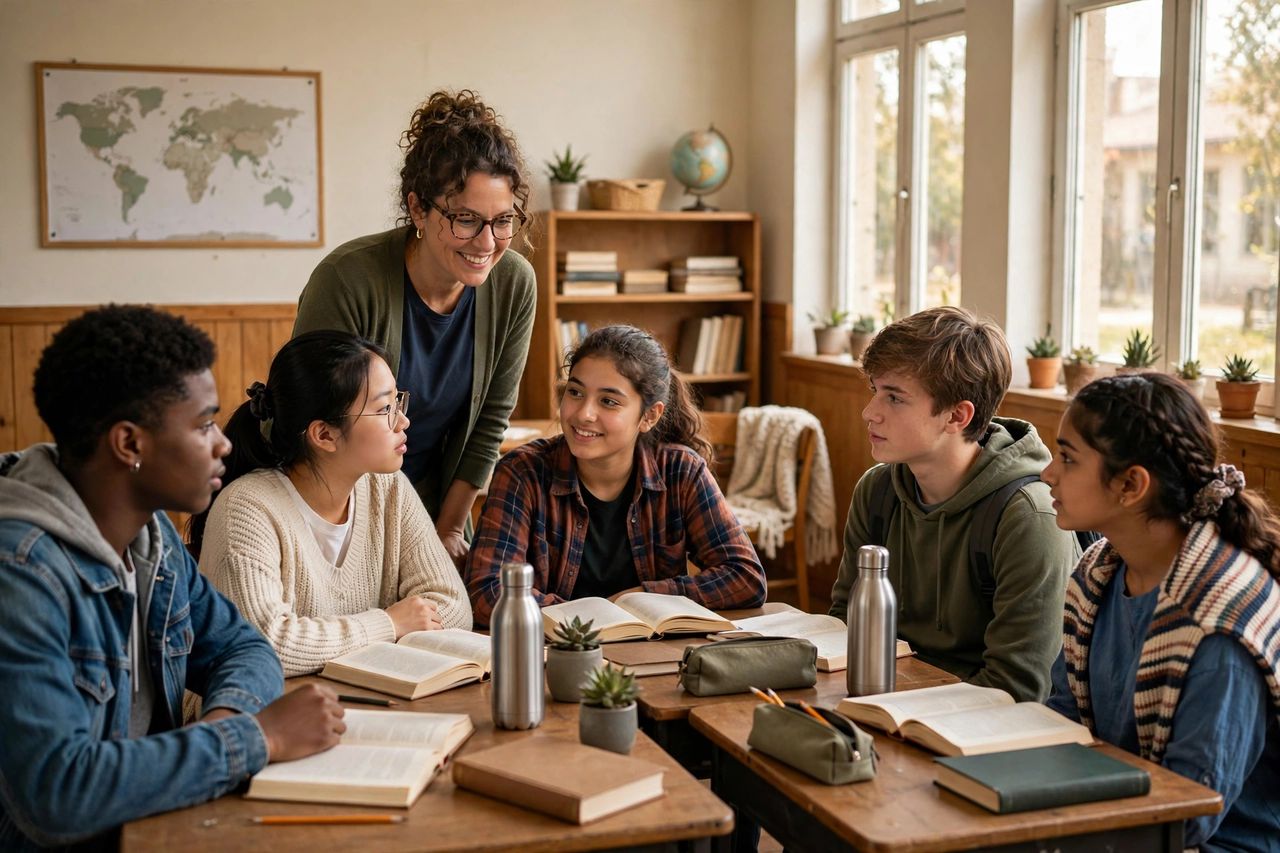 Marianapolis Prep 2027: Học Phí, Học Bổng & Tuyển Sinh 4 Lớp học ESL sĩ số nhỏ tại Marianapolis Preparatory School