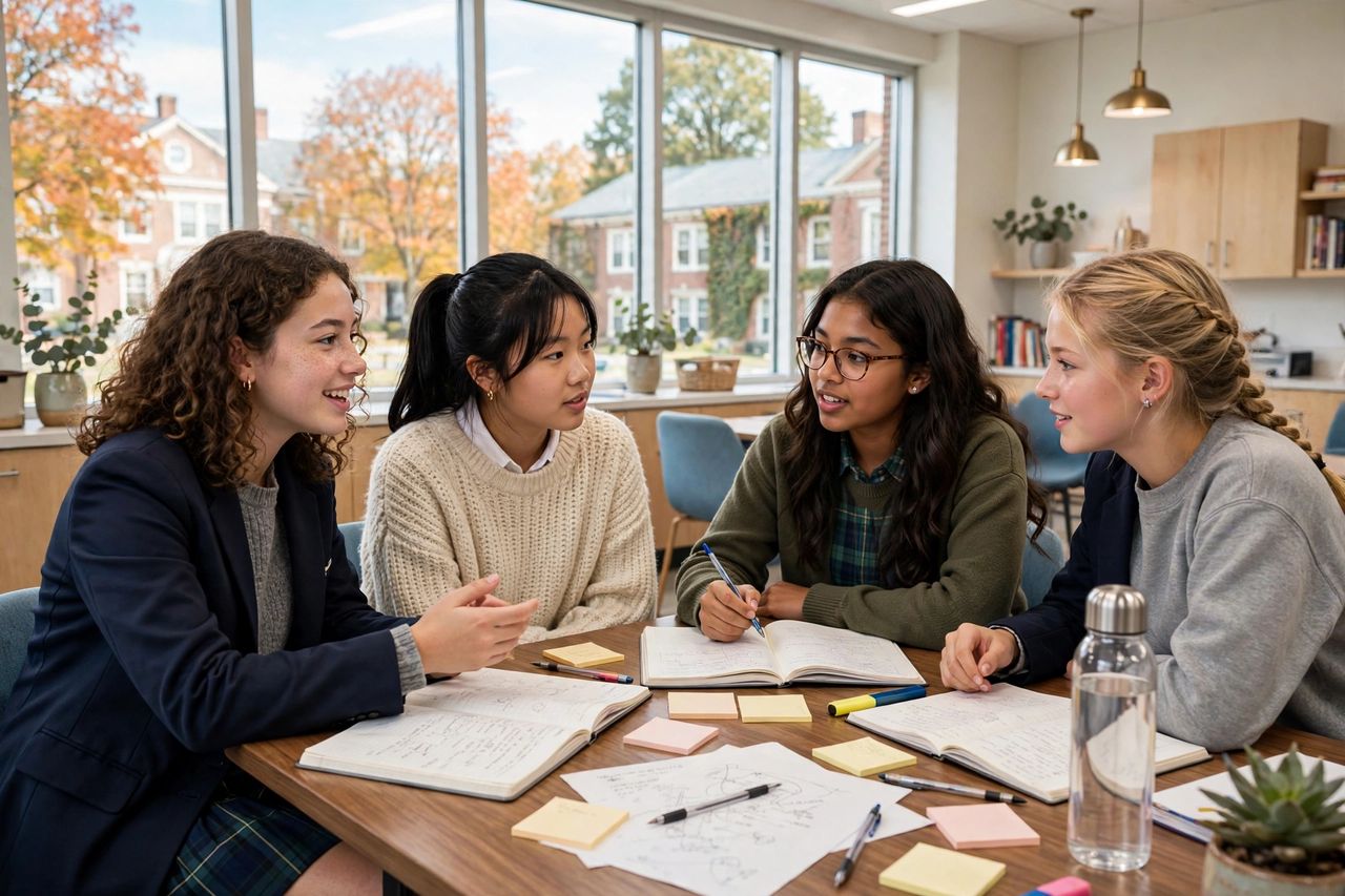 The Ethel Walker School – Trường Nội Trú Nữ Sinh Tại Connecticut 3 Nữ sinh The Ethel Walker School trong lớp học hiện đại