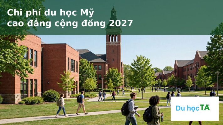 Chi phí du học Mỹ hệ cao đẳng cộng đồng 2027 bao nhiêu?
